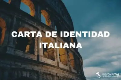 carta de identidad Italiana para extranjeros