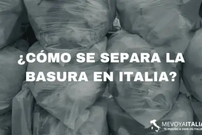 ¿Cómo se separa la basura en Italia?