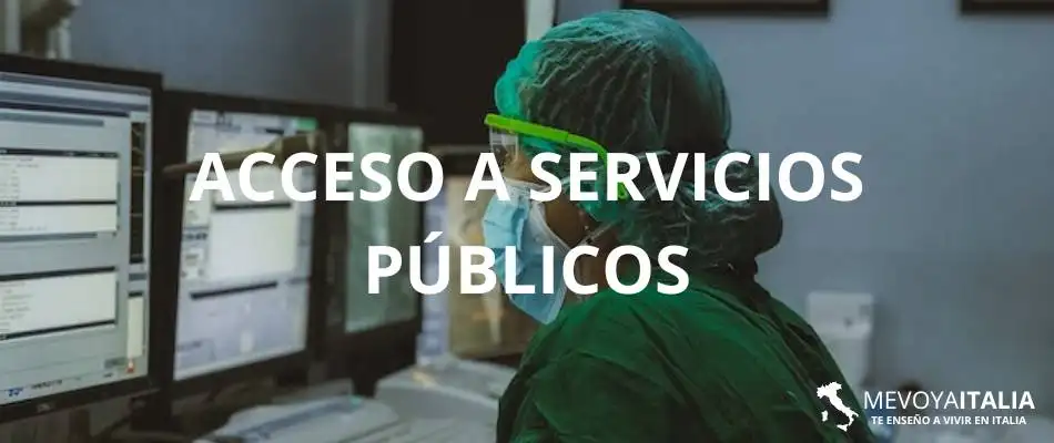 acceso a servicios publicos por ciudadania italiana